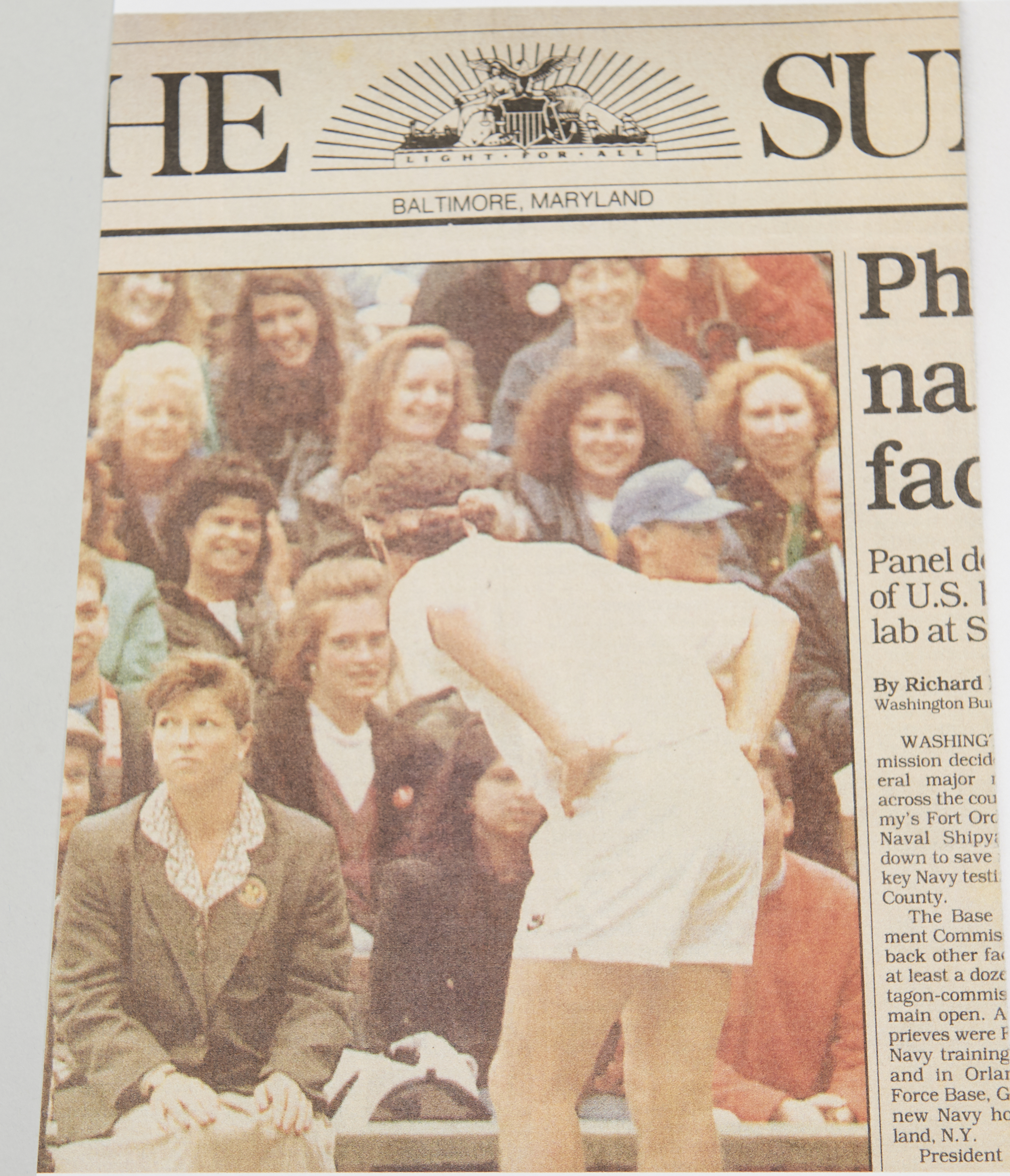 Mary Lou Tierney Holds Her Own with a Line Call Against John McEnroe, Wimbledon 1993