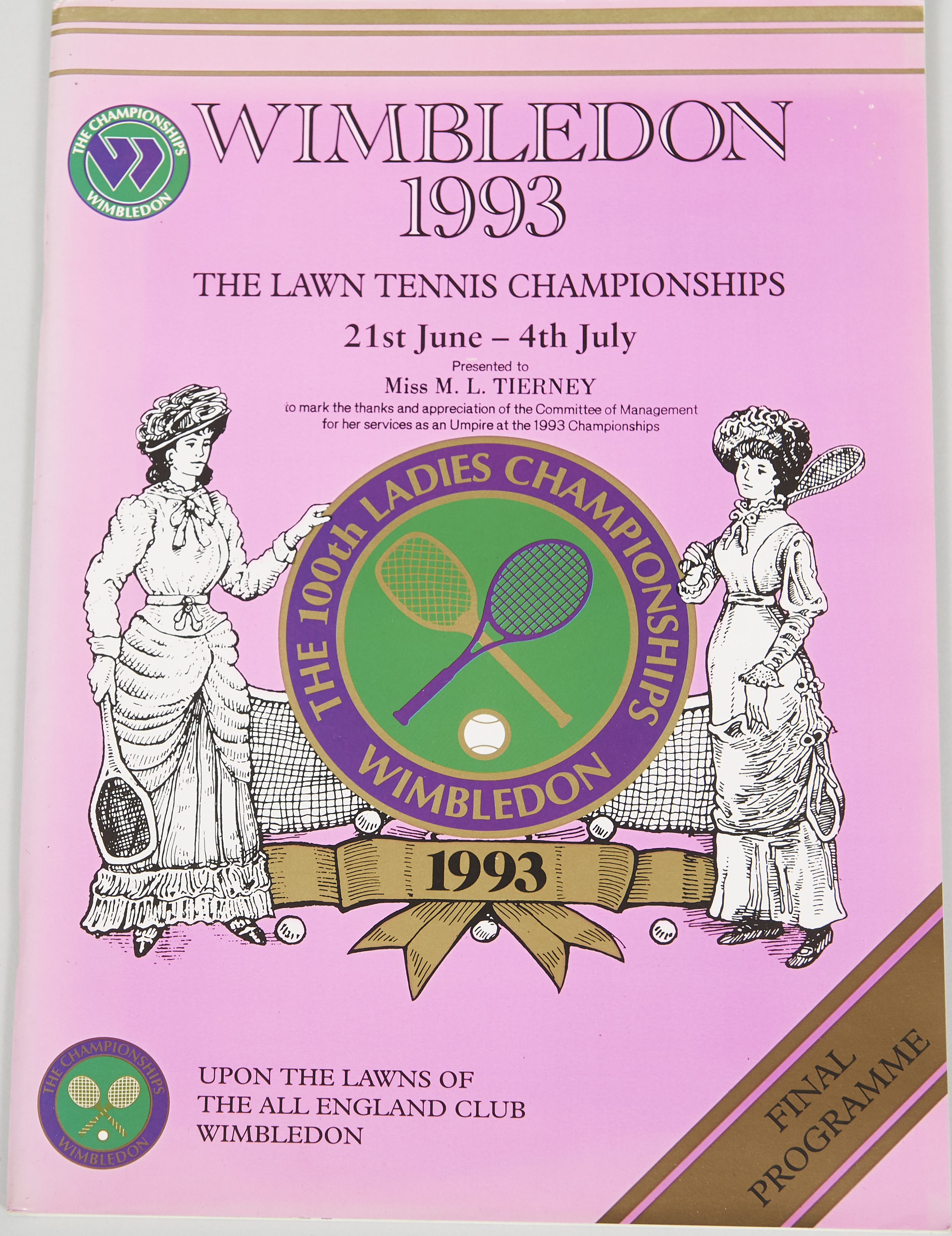 Wimbledon Program, 1993