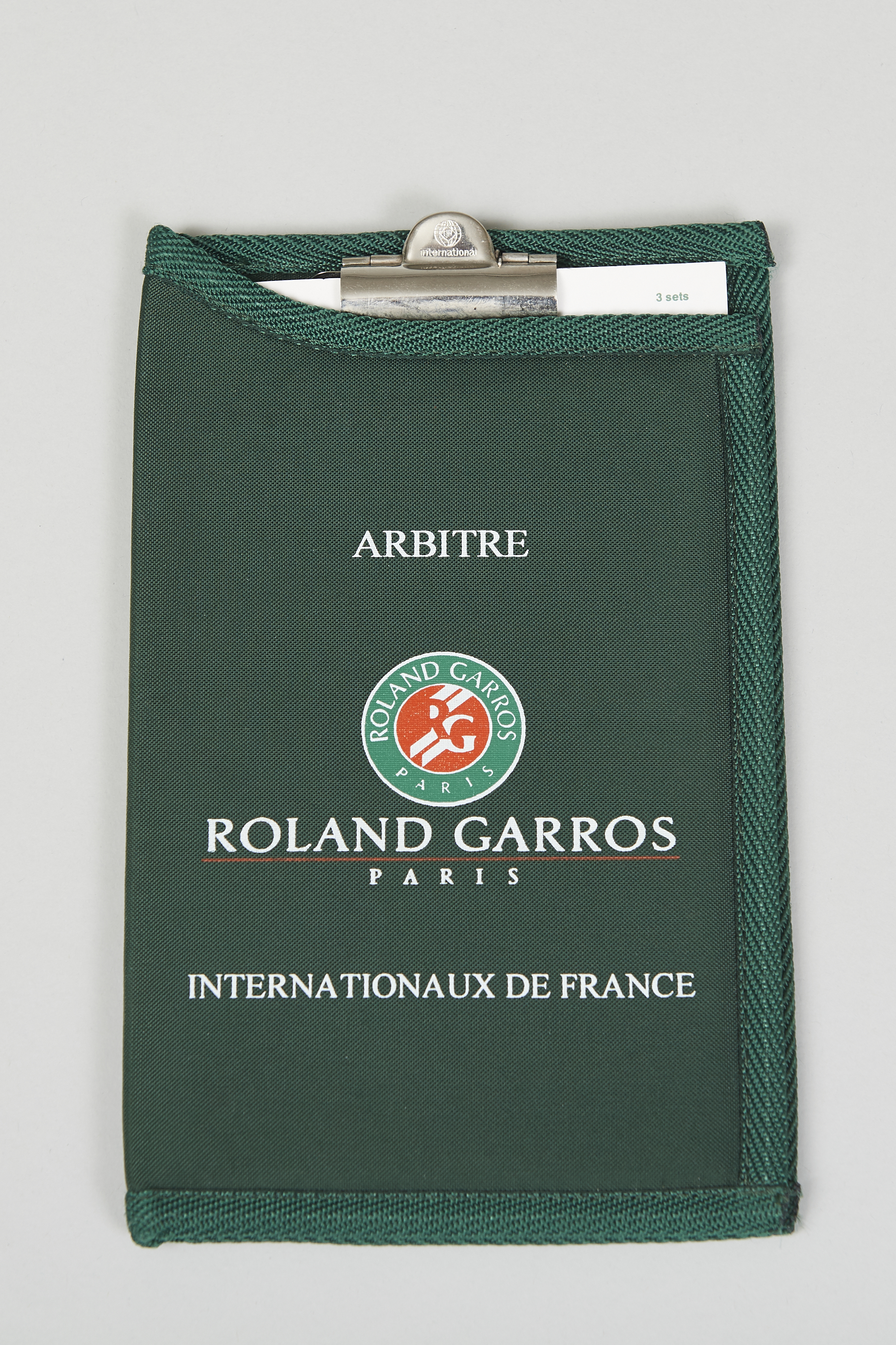 Chair Umpire Clipboard from Roland Garros 
