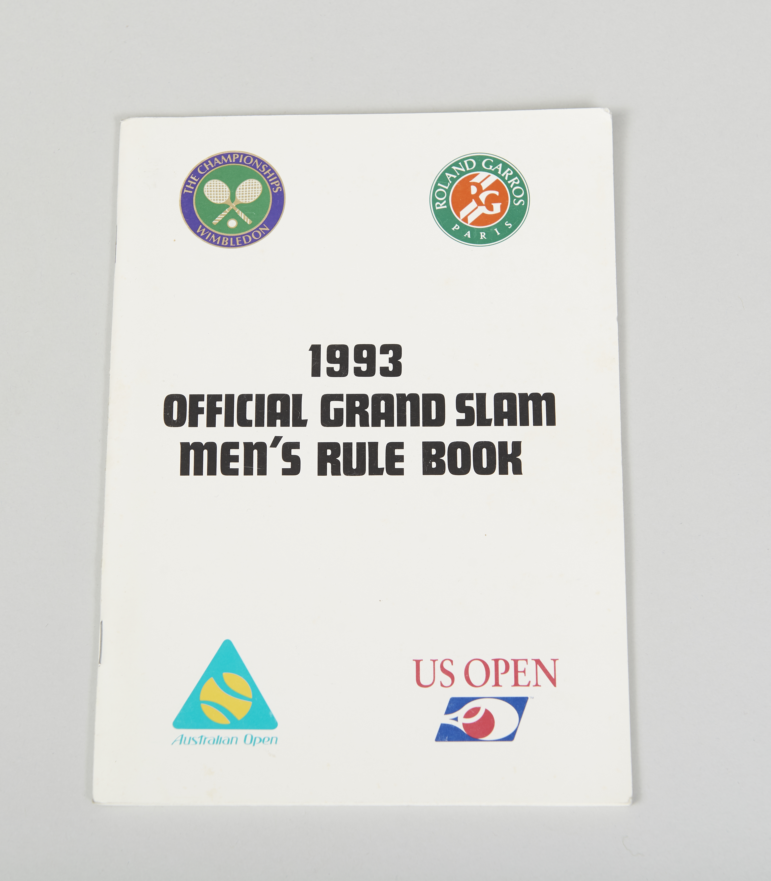 Official Grand Slam Men's Rule Book, 1993